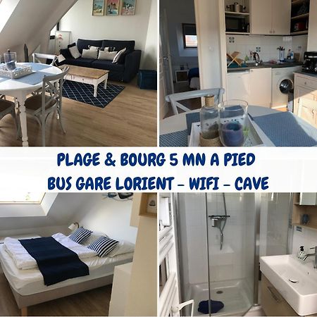 Larmor Plage, T2 cosy, 4 pers, 3mn plage, parking privé, tout à pied ! Exterior foto