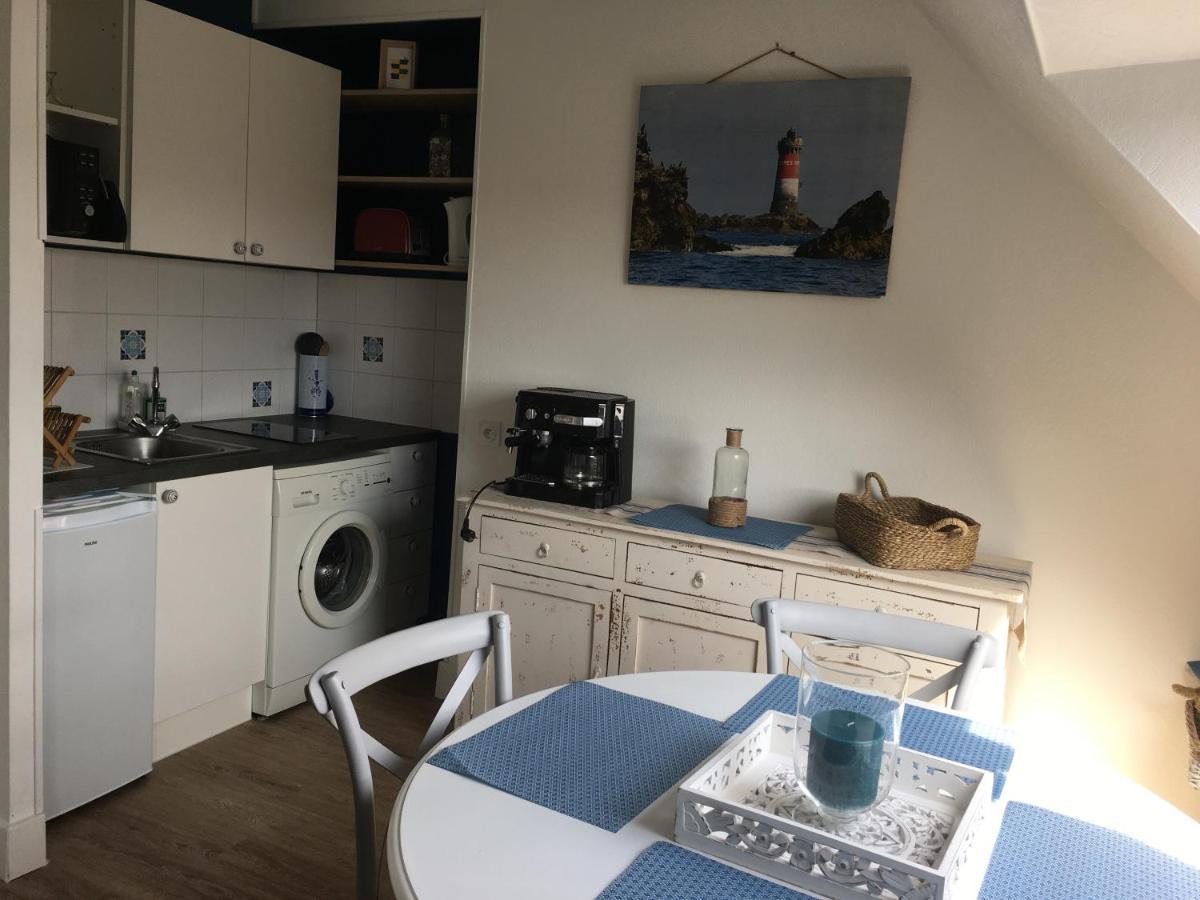 Larmor Plage, T2 cosy, 4 pers, 3mn plage, parking privé, tout à pied ! Apartamento Exterior foto